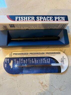 NEW Fisher Space Pen Black w/Refill